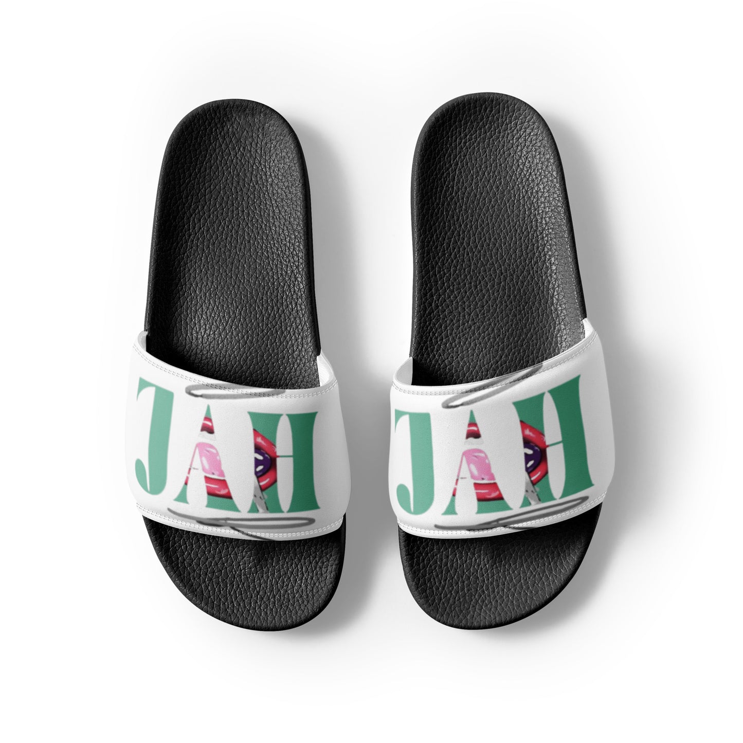 Green JAH Women Slides