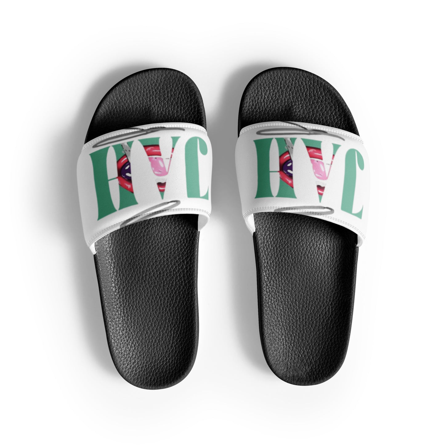 Green JAH Women Slides