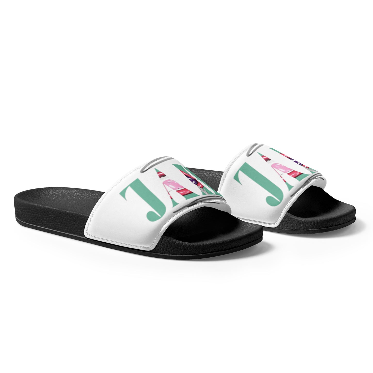 Green JAH Women Slides