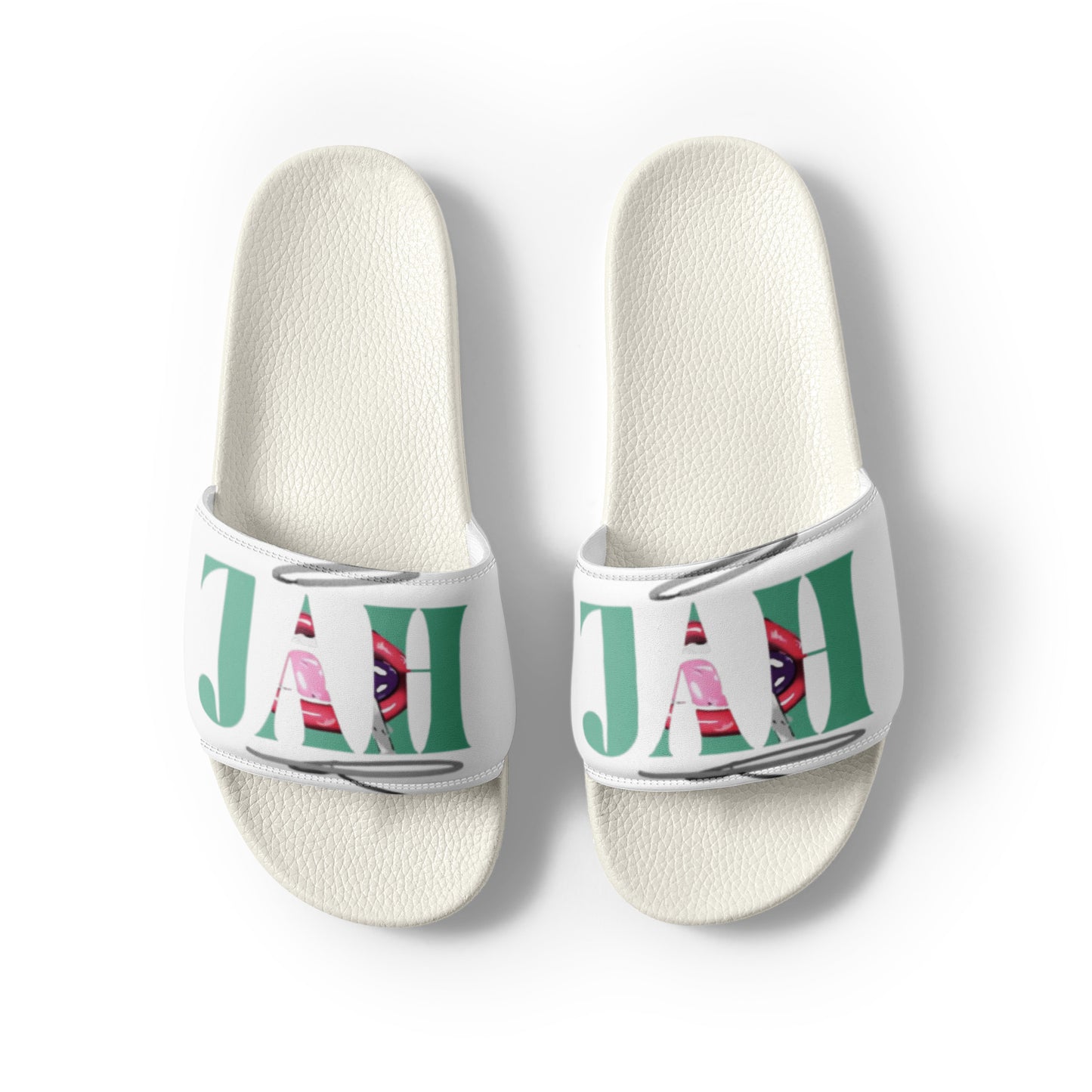 Green JAH Women Slides